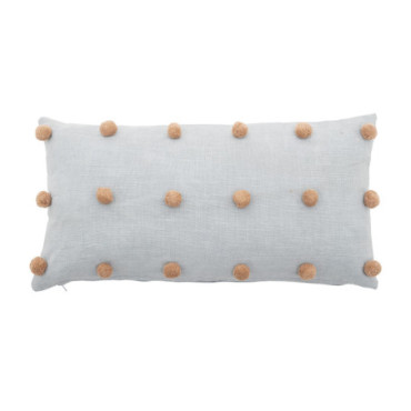 Coussin Karla Bleu Coton