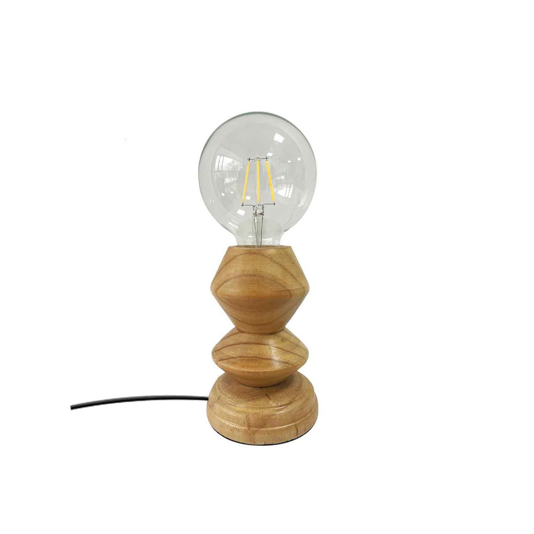 Lampe Décorative Blanche Mimi Cœur Led À Piles D8,7 H17,5Cm (À