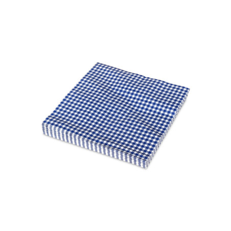 Serviette papier 2 plis 30 x 30 cm bleu azur - PAREDES