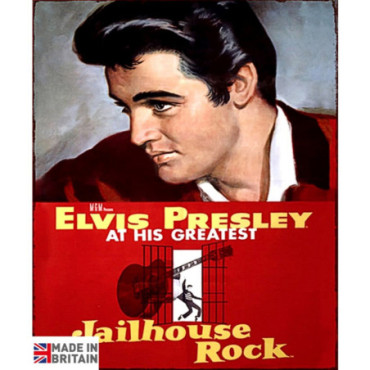 Plaque Métal 60 x 49.5cm Elvis Presley Jailhouse Rock