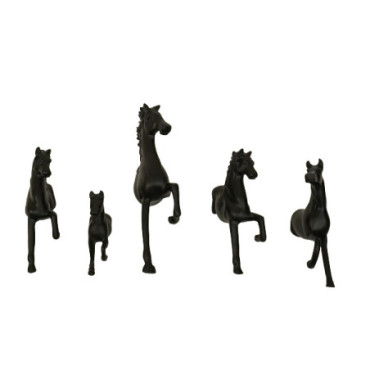 Troupeau de chevaux Set de 5 Objects & Horloges