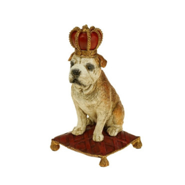 Figure Royal Dog beige/rouge Baroque Pâques