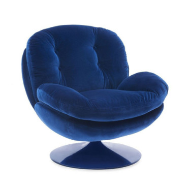 Fauteuil Memento Pop Uni Bleu