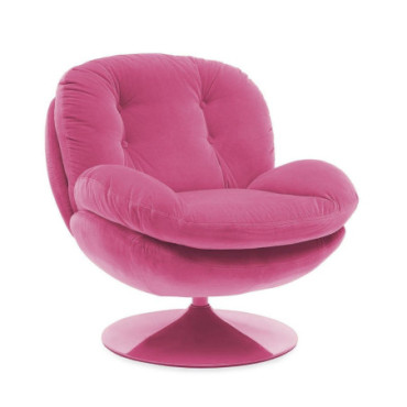 Fauteuil Memento Pop Uni Rose