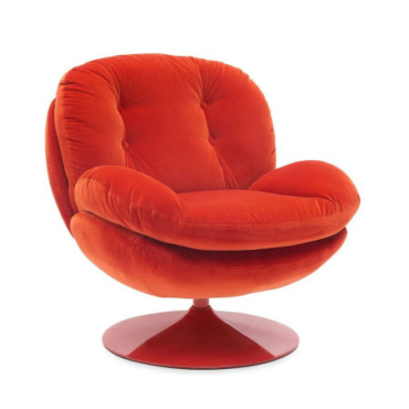 Fauteuil Memento Pop Uni Rouge