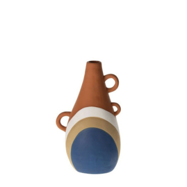 Vase If Terracota/Bleu