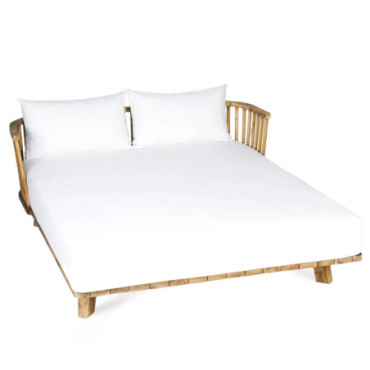 Double Daybed Malawi - Naturel Blanc