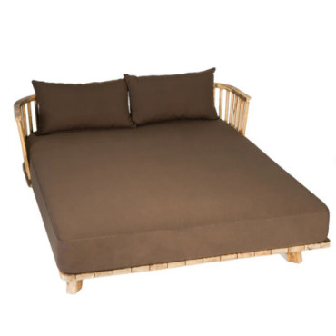 Double Daybed Malawi - Naturel Chocolat