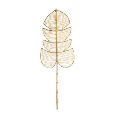 Rotin Monstera - Naturel - Set de 4