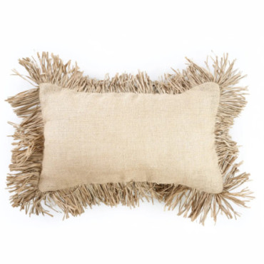 Housse De Coussin Jute Bonita - Naturel - 30x50