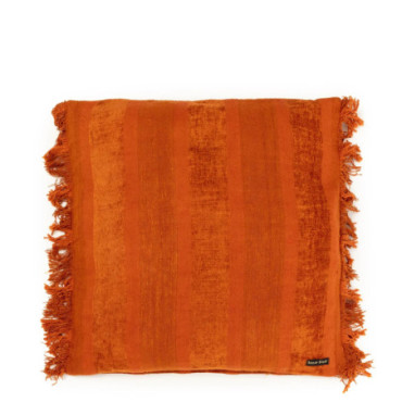 Housse De Coussin Oh My Gee - Velours Rouille - 60x60