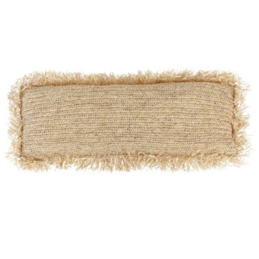 Housse De Coussin Raffia Carré - Naturel - 35x100