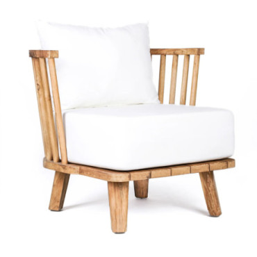 Fauteuil Malawi - Naturel Blanch