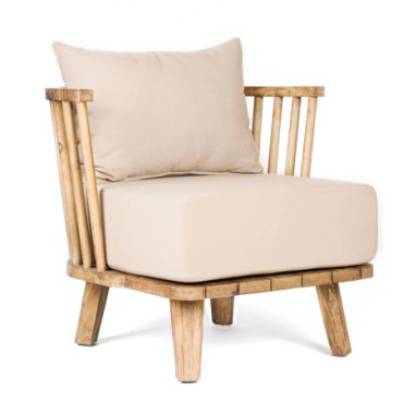 Fauteuil Malawi - Naturel Sable