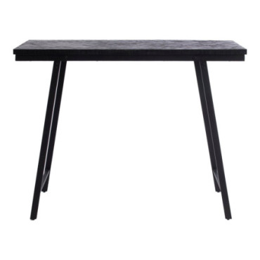 Table Haute Chevrons - Noir - 140cm