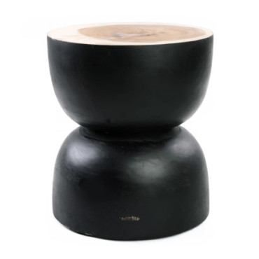 Tabouret Karbun - Noir Naturel