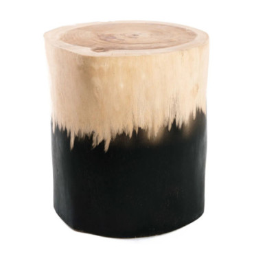 Tabouret Morocho - Noir Naturel