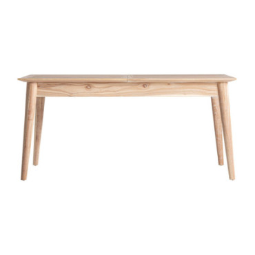 Table À Rallonge Nyry Blanc,Marron 160cm