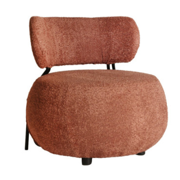 Fauteuil Bouclé Valence 75cm