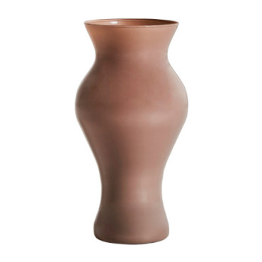 Vase Kerr Taupe 13x26cm