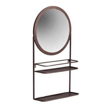 Miroir Reken Noir 35cm