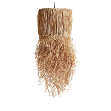 Suspension Lampe Kasses Naturel 32x75cm