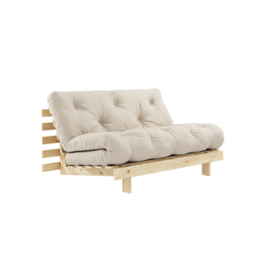 Canapé-lit Roots Raw 140 X 200 Matelas Beige