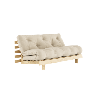 Canapé-lit Roots Raw 160 X 200 Matelas Beige