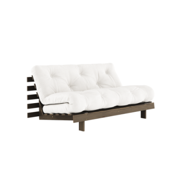 Canapé-lit Roots Carob Brun 160 X 200 Matelas Naturel