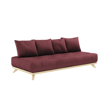 Daybed Senza Clear Laqué Matelas Senza Daybed Bordeaux