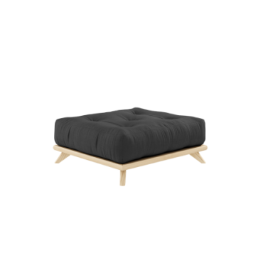 Tabouret Senza Matelas Gris Foncé