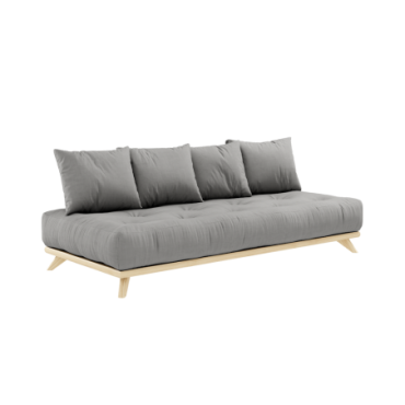 Daybed Senza Clear Laqué Matelas Senza Daybed Gris