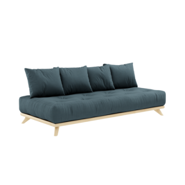 Daybed Senza Clear Laqué Matelas Senza Daybed Bleu Pétrole