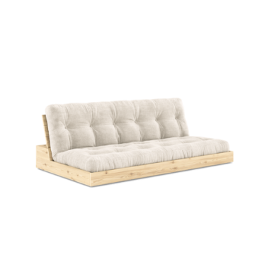 Futon Base Clear Matelas Ivoire