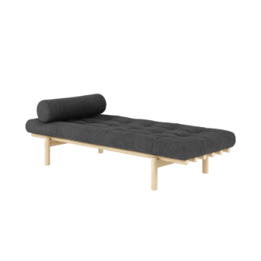 Daybed Next Clear Laqué Matelas Mixte 4 Couches Charbon