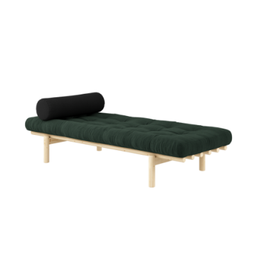 Daybed Next Clear Laqué Matelas Mixte 4 Couches Algues