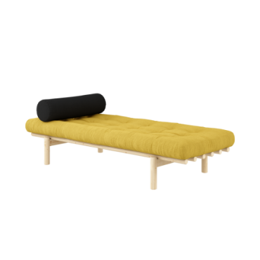 Daybed Next Clear Laqué Matelas Mixte 4 Couches Miel