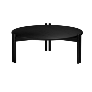 Table de salon Sticks Table Basse Noir Nuit