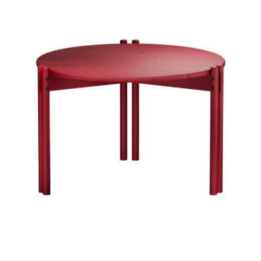 Table de salon Sticks Table Haute Coquelicot Rouge