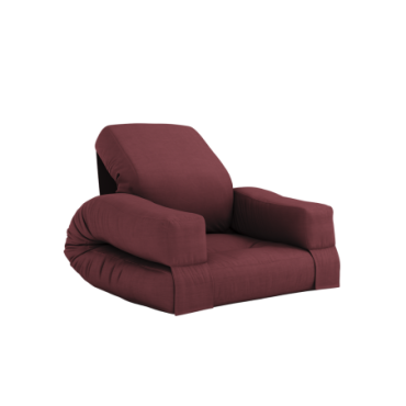 Fauteuil Mini Hippo convertible Chaise Bordeaux