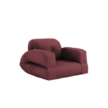 Fauteuil Hippo convertible Chaise Bordeaux