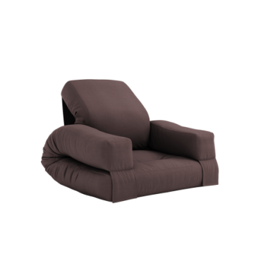 Fauteuil Mini Hippo convertible Chaise Marron