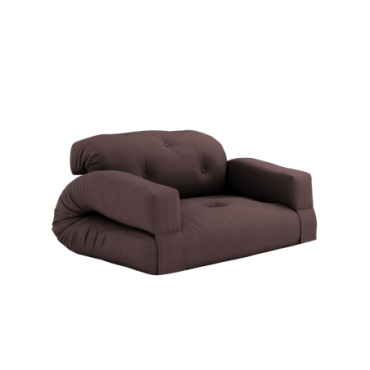 Fauteuil convertible Hippo Marron