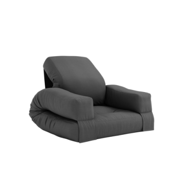 Fauteuil Mini Hippo convertible Chaise Gris Foncé