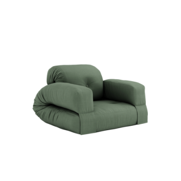 Fauteuil Hippo convertible Chaise Vert Olive