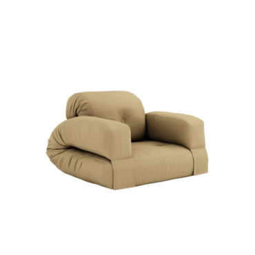 Fauteuil Hippo convertible Chaise Blé Beige