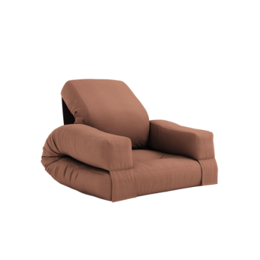 Fauteuil Mini Hippo convertible Chaise Brun Argile