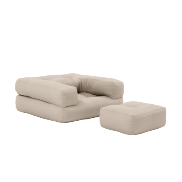 Fauteuil Mini Cube Beige