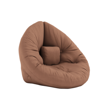 Fauteuil Mini Nido Brun Argile