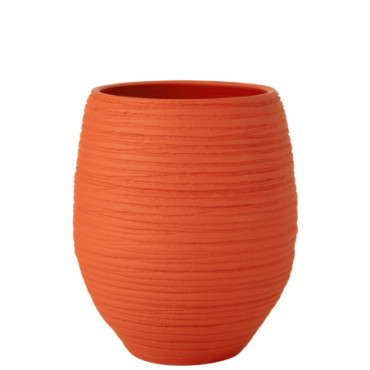 Cache-pot Fiesta Ceramique Orange L